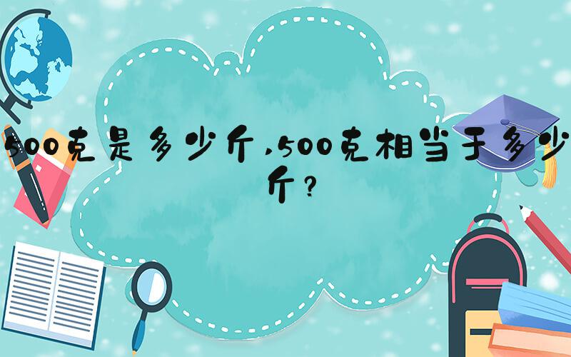 500克是多少斤 500克相当于多少斤？