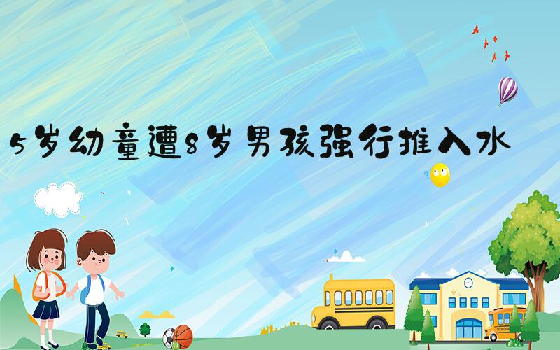5岁幼童遭8岁男孩强行推入水池