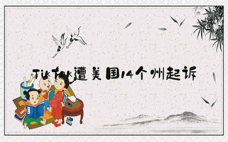 TikTok遭美国14个州起诉