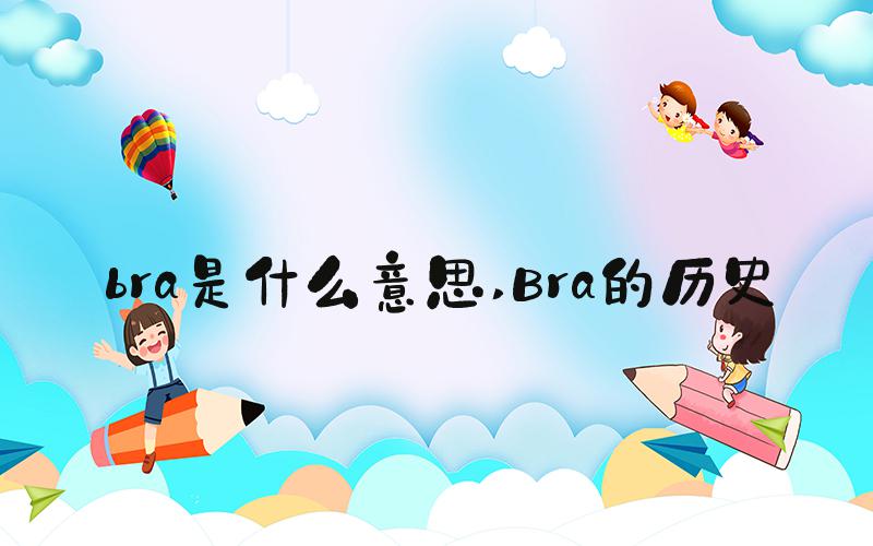 bra是什么意思 Bra的历史