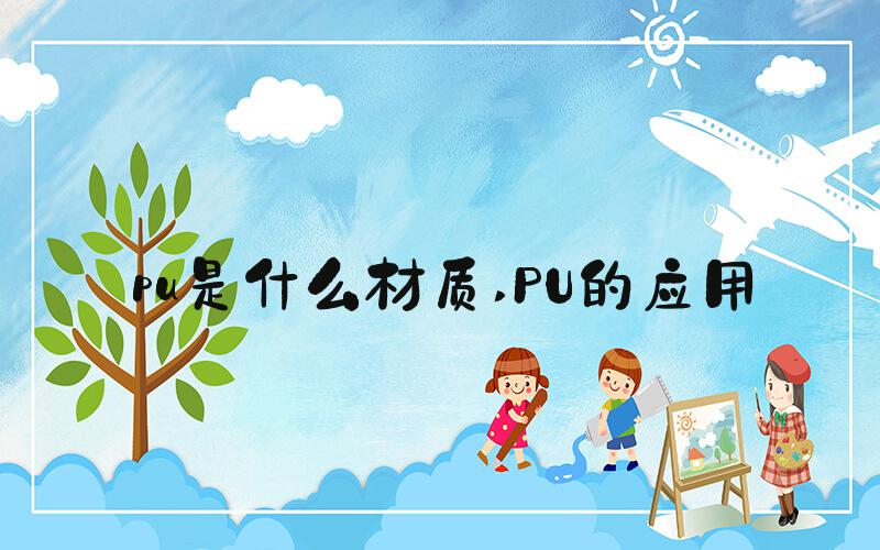 pu是什么材质 PU的应用