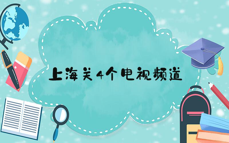 上海关4个电视频道
