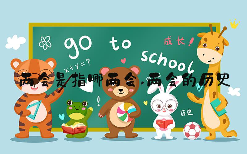 两会是指哪两会 两会的历史