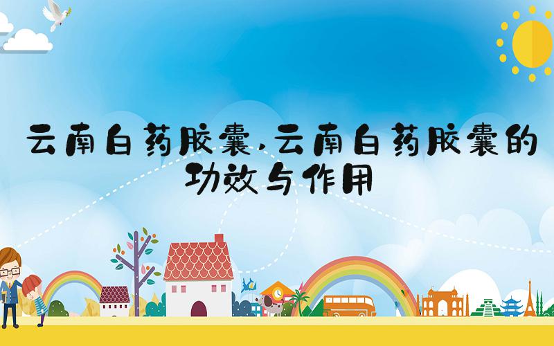 云南白药胶囊 云南白药胶囊的功效与作用