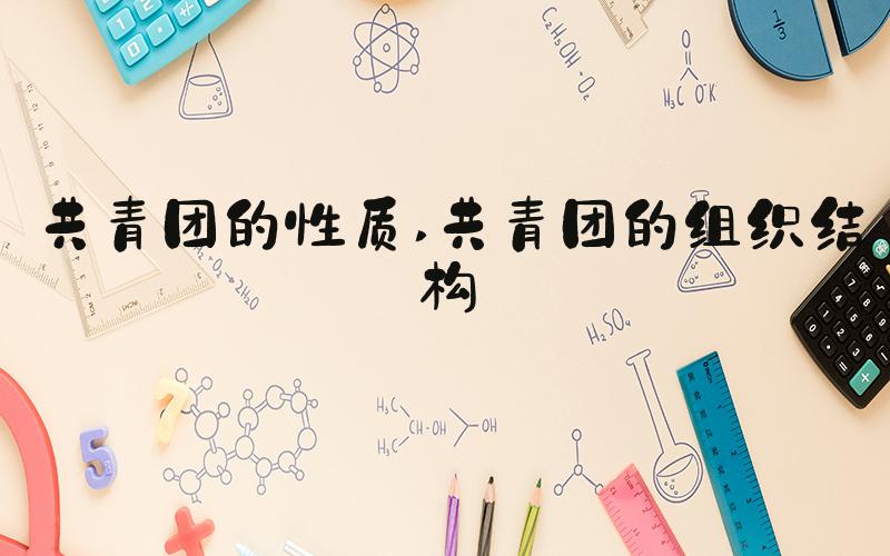 共青团的性质 共青团的组织结构