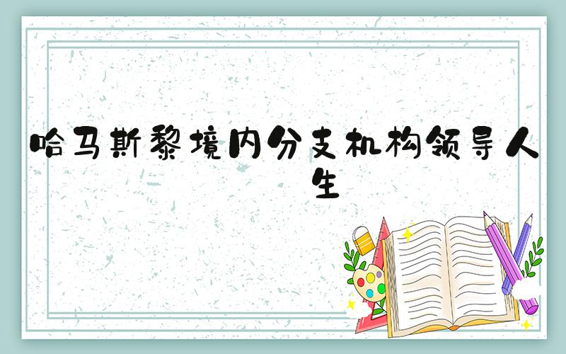 哈马斯黎境内分支机构领导人丧生