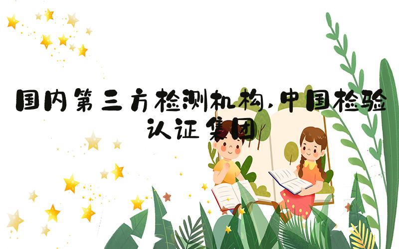 国内第三方检测机构 中国检验认证集团