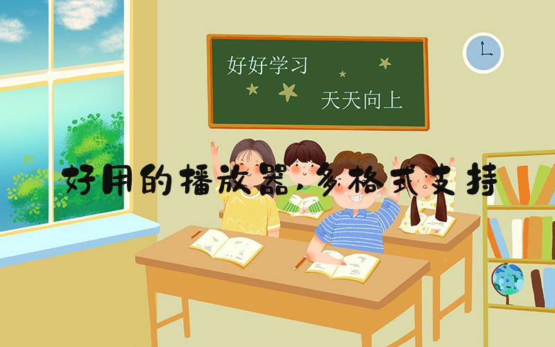 好用的播放器 多格式支持