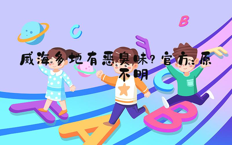 威海多地有恶臭味？官方：原因不明