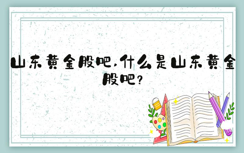 山东黄金股吧 什么是山东黄金股吧？