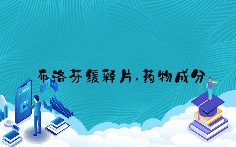 布洛芬缓释片 药物成分