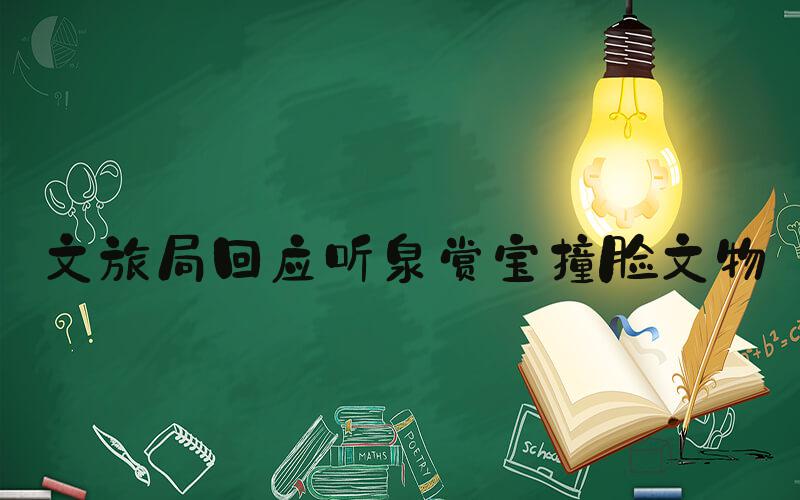 文旅局回应听泉赏宝撞脸文物