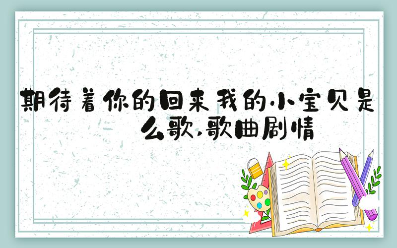 期待着你的回来我的小宝贝是什么歌 歌曲剧情
