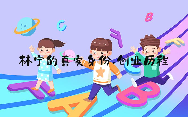 林宁的真实身份 创业历程