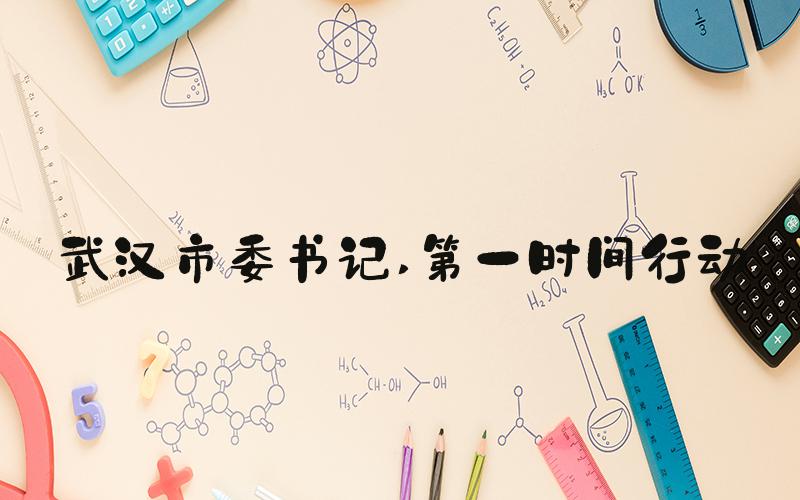武汉市委书记 第一时间行动