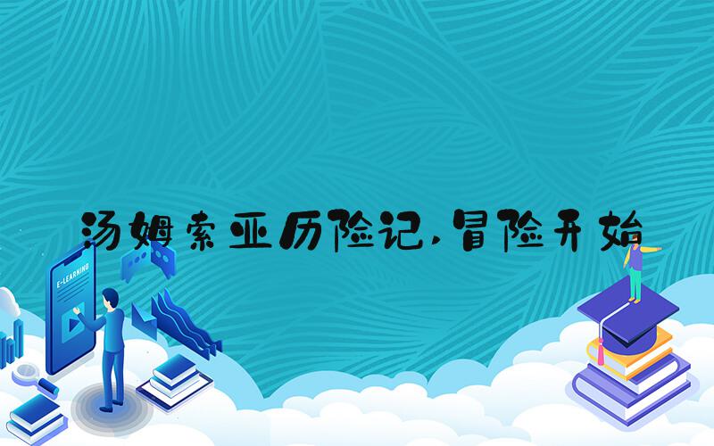 汤姆索亚历险记 冒险开始