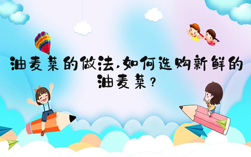 油麦菜的做法 如何选购新鲜的油麦菜？