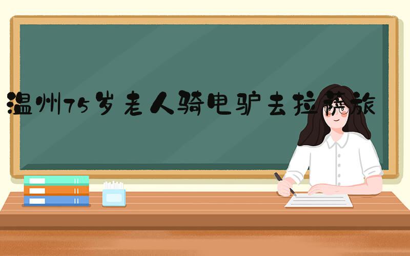 温州75岁老人骑电驴去拉萨旅游