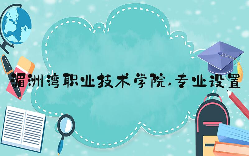 湄洲湾职业技术学院 专业设置
