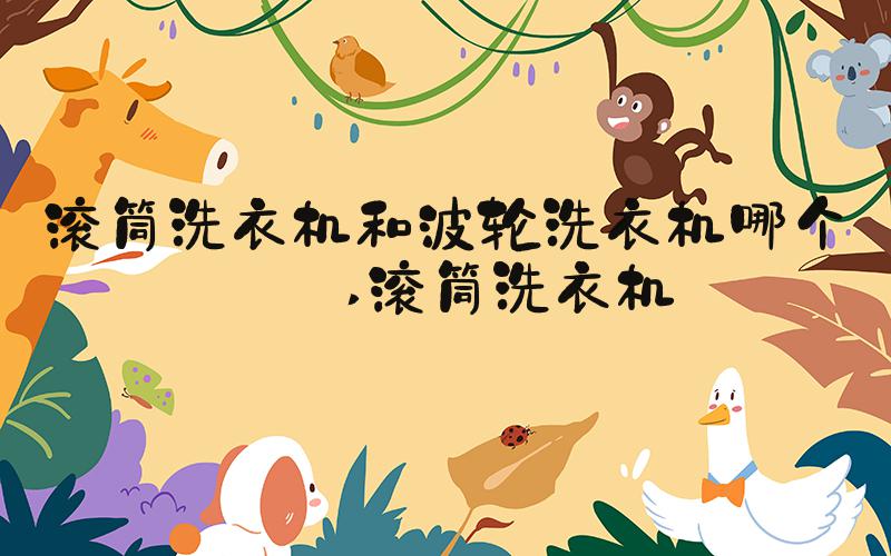 滚筒洗衣机和波轮洗衣机哪个好 滚筒洗衣机