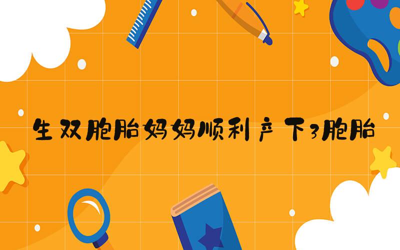 生双胞胎妈妈顺利产下3胞胎