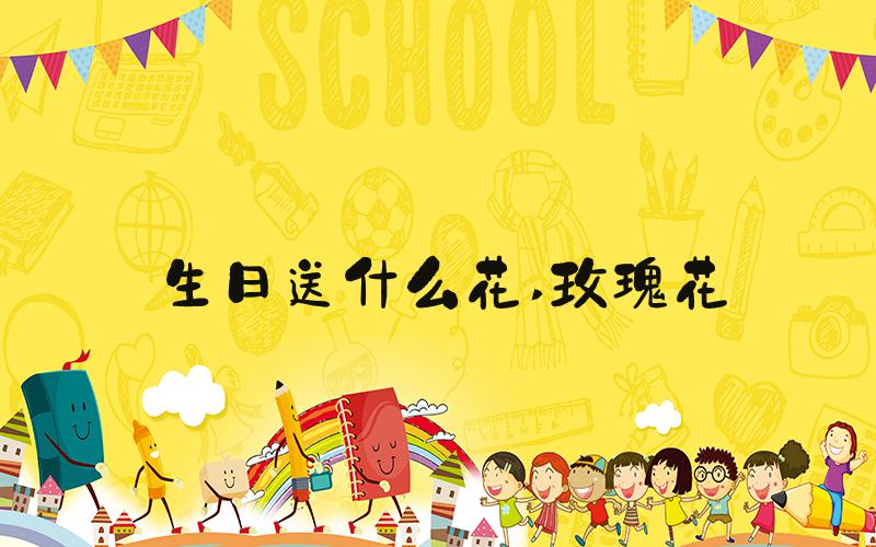 生日送什么花 玫瑰花