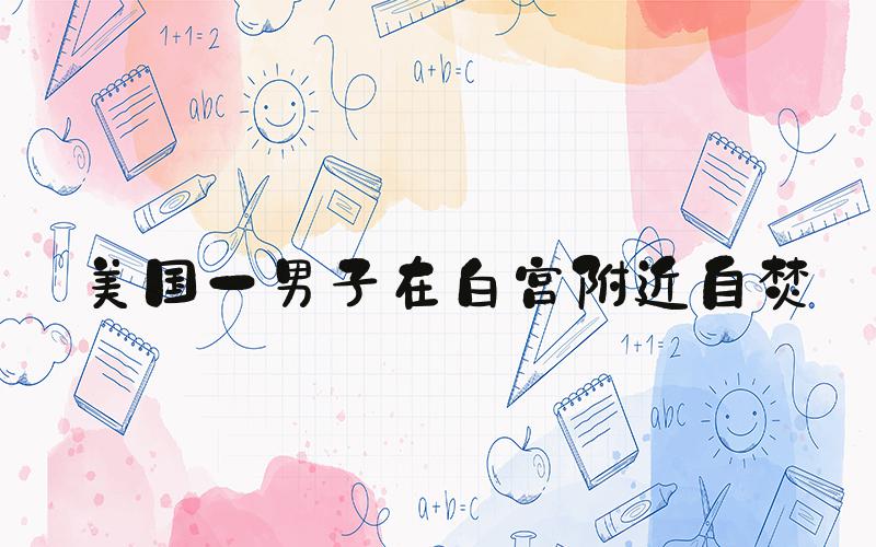 美国一男子在白宫附近自焚