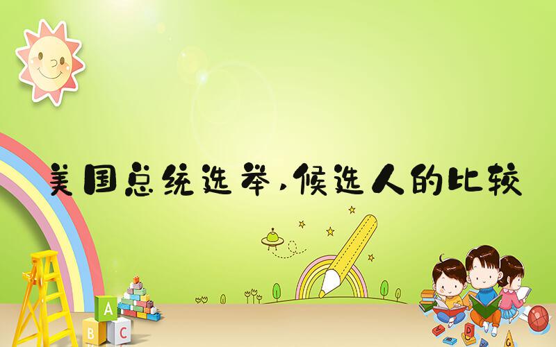 美国总统选举 候选人的比较