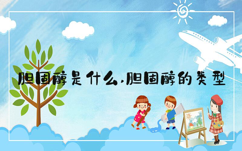 胆固醇是什么 胆固醇的类型