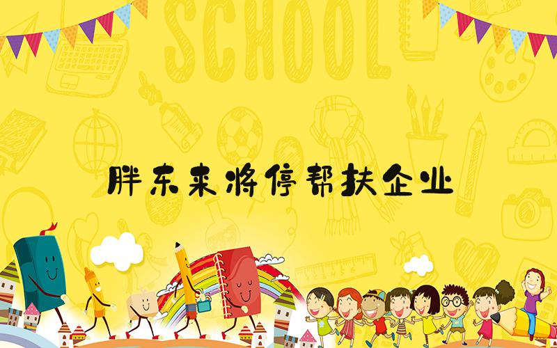 胖东来将停帮扶企业