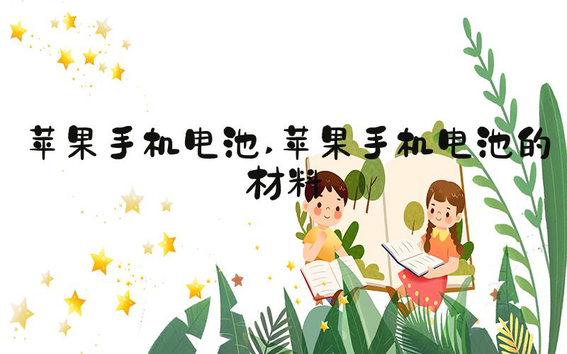 苹果手机电池 苹果手机电池的材料