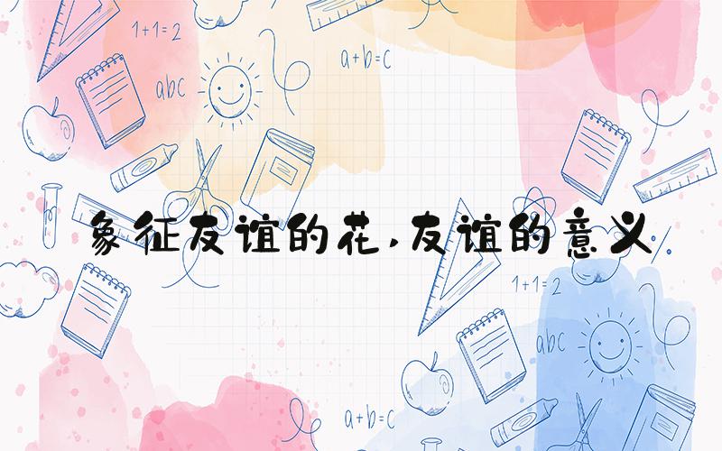 象征友谊的花 友谊的意义