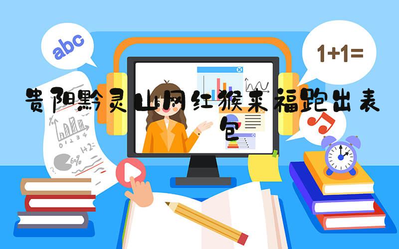贵阳黔灵山网红猴来福跑出表情包