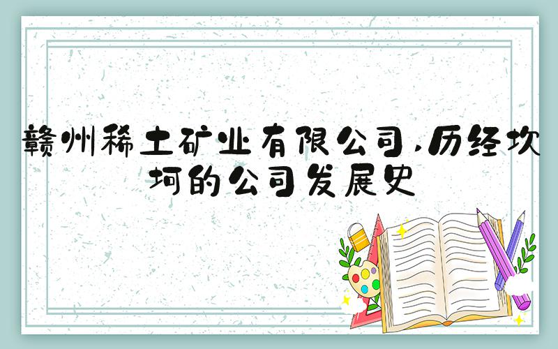 赣州稀土矿业有限公司 历经坎坷的公司发展史