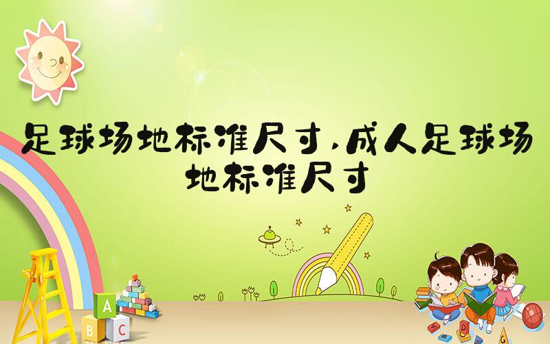 足球场地标准尺寸 成人足球场地标准尺寸