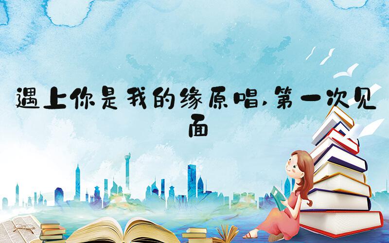 遇上你是我的缘原唱 第一次见面