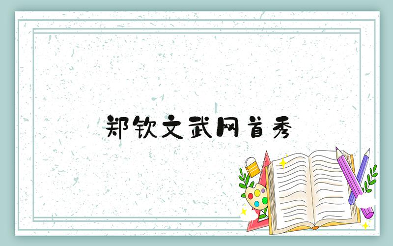 郑钦文武网首秀