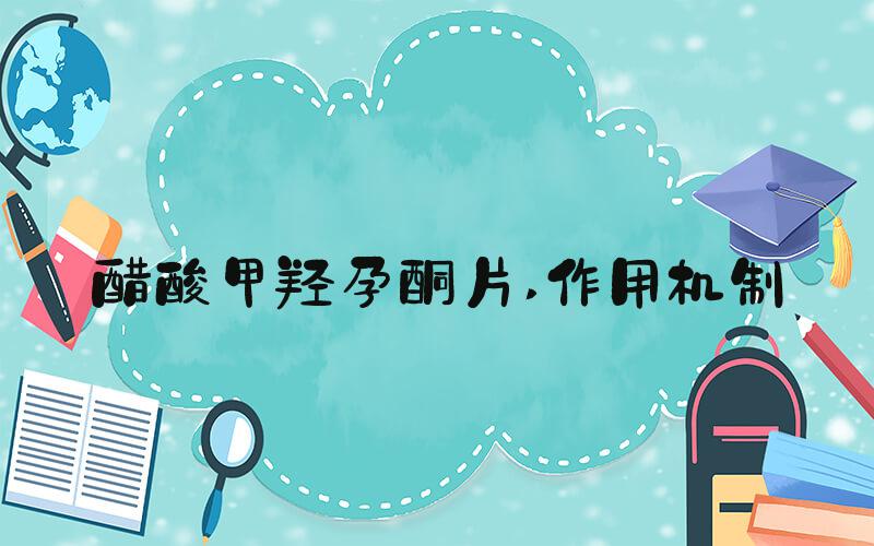 醋酸甲羟孕酮片 作用机制