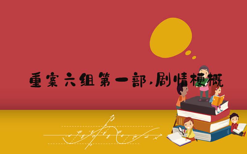 重案六组第一部 剧情梗概