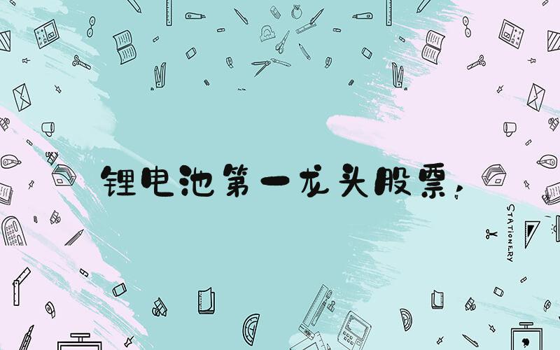 锂电池第一龙头股票 