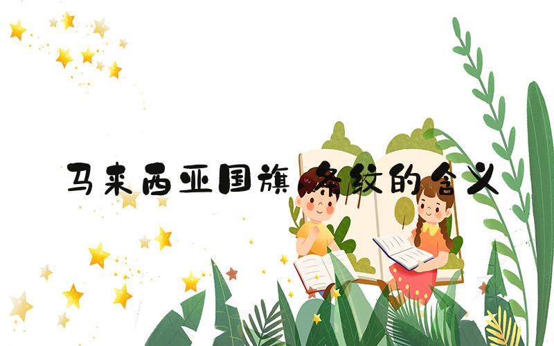 马来西亚国旗 条纹的含义