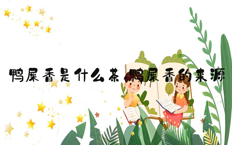 鸭屎香是什么茶 鸭屎香的来源