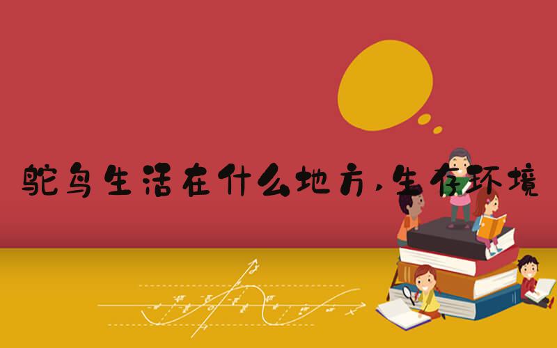 鸵鸟生活在什么地方 生存环境